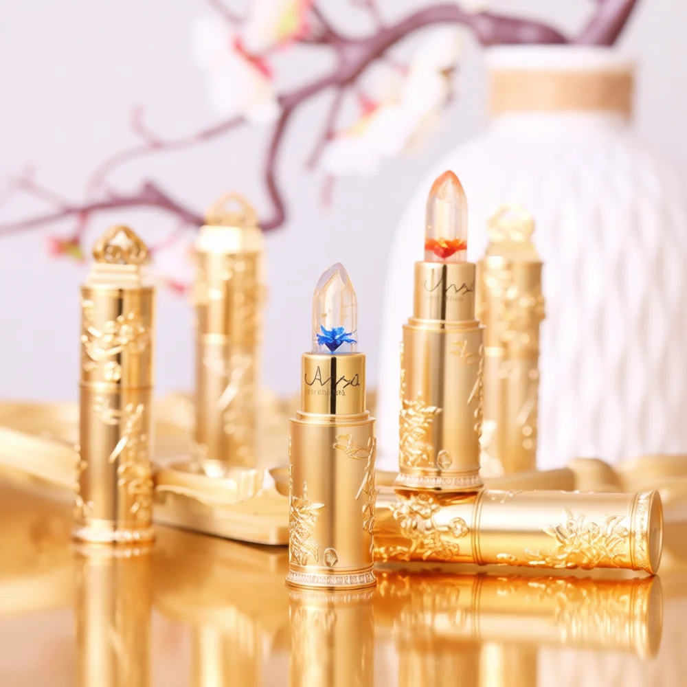 Temperature Sensitive Flower Lipstick Long Lasting Waterproof Color Change Hydrating Lip Tint Care Makeup For Charming Lips