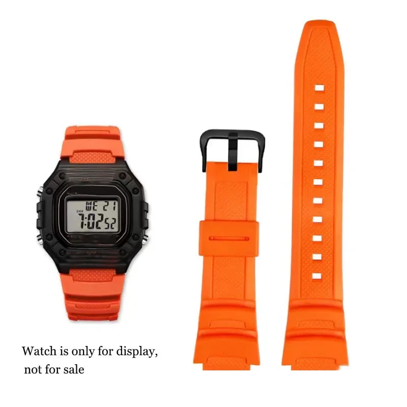 Strap for Casioak  AQ-S810W/S800W AE-1000W 1200 SGW-400H/300H/500H W-735H W-216H Rubber Silicone Watch Band Bracelet 18mm