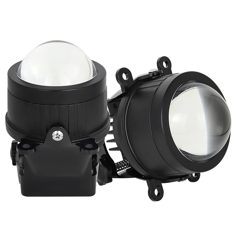 3-Inch Lens Fog Light Projector with App, 3-Color High Beam, 110W H11 LED Car Fog Light, Super Bright Single