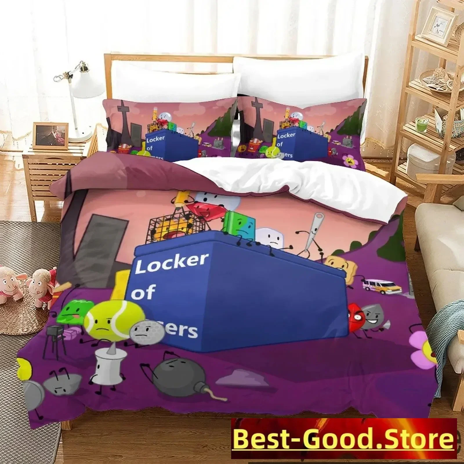

3D Print Cartoon Jacknjellify Printed Bed Set Duvet Cover Pillowcase Bedding Set Linen Sheet Quilt Cover Full Queen King Size