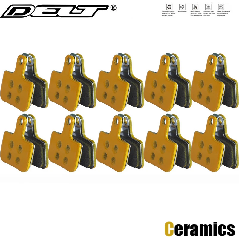 Image of 4 paar Keramik Fahrrad Disc Bremsbeläge FÜR SRAM AVID DB1/3/5 Elixir EBENE TL & T Rot Kraft eTap AXS B1 FAHRRAD Teile Zubehör