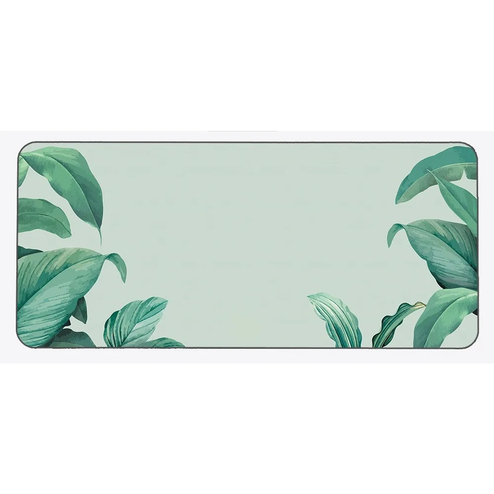 CIFBUY Large Mouse Pad Soft Natural Rubber Desk Mat Anti Slip Gaming Office Table Mat Spring Pond Flower Extended Computer Pad