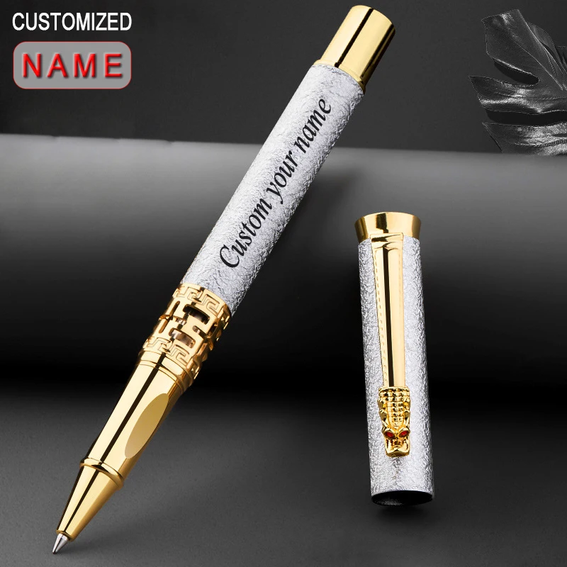 Custom Ballpoint Pen School Things Supply Stationery Store Metal Office Accessories Writing Beautiful Teacher Gift Chinese Style