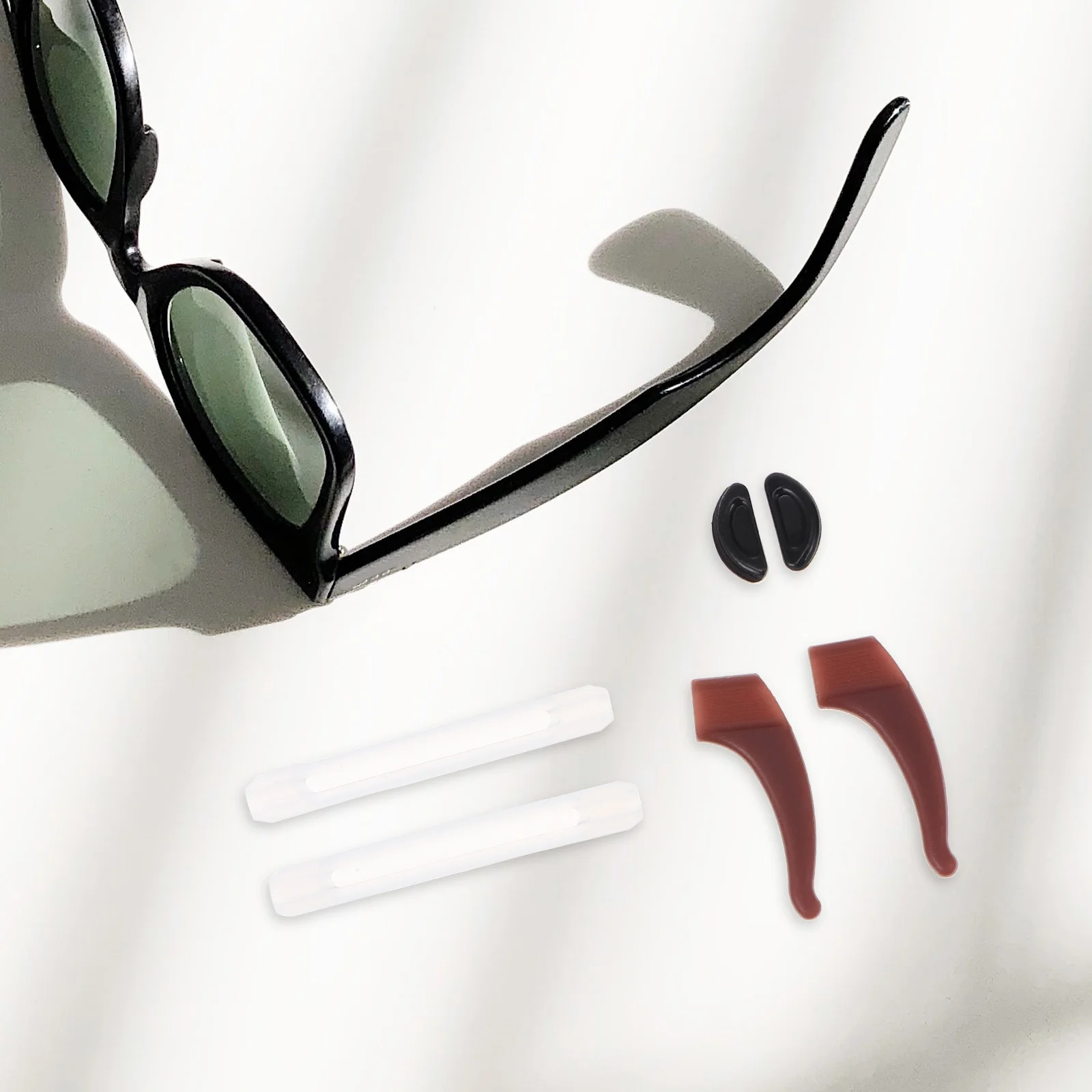 

1 set 1 Set Silicone Retainer Adjustable Non-Slip Glasses Strap For Sports Outdoor Eyewear Straps Sunglasses Accessories Eyewear