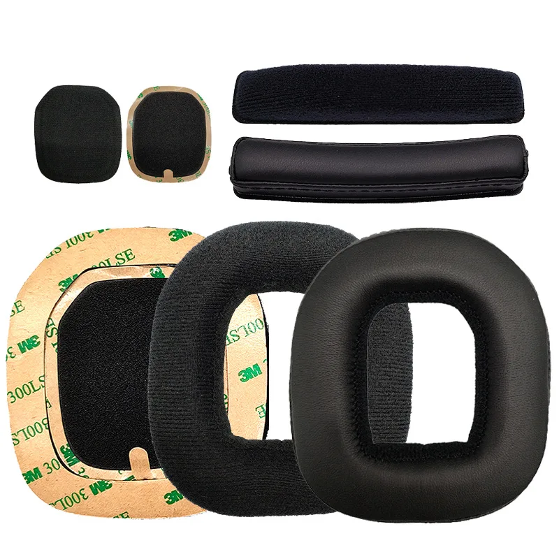 

Replacement Earpads for Logitech Astro A50 A10 A20 A40 Headphones Leather Velvet Sleeve Earphone Earmuff Headband Headbeam