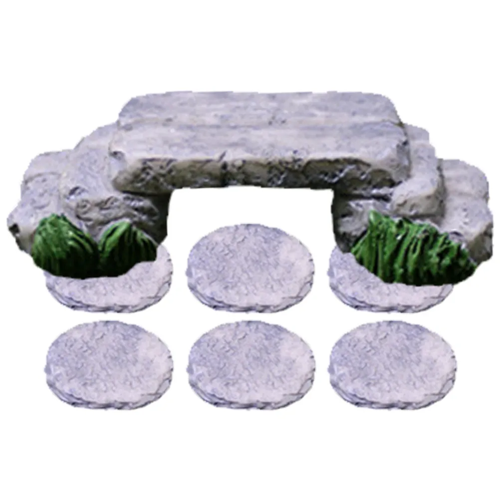 

Mini Mushroom Pedal Ornament Mini Stepping Stone Statue Creative Resin DIY Accessory Outdoor Decor Landscape Sculpture Miniature