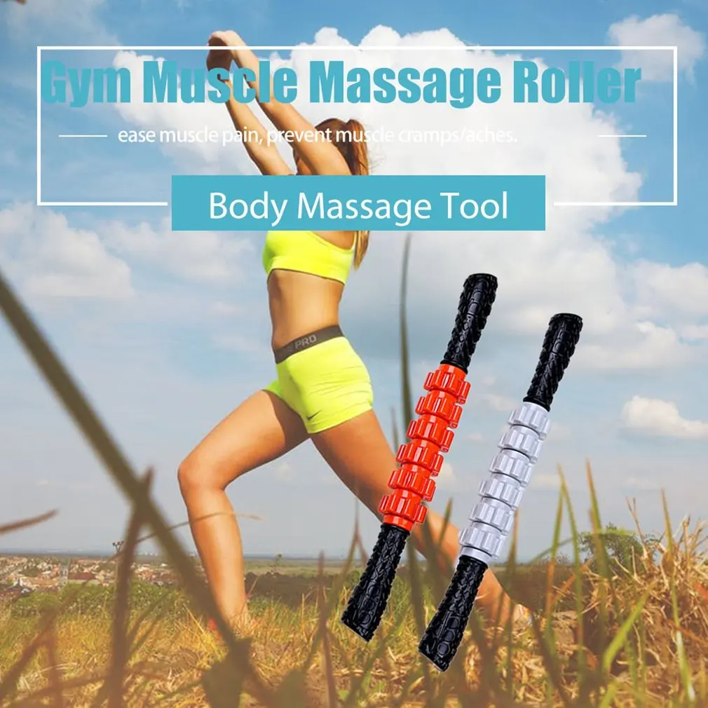 Universal Gym Muscle Massage Roller Yoga Stick Durable Body Massage Tool Yoga Blocks Portable Muscle Relax Tool Dropshipping