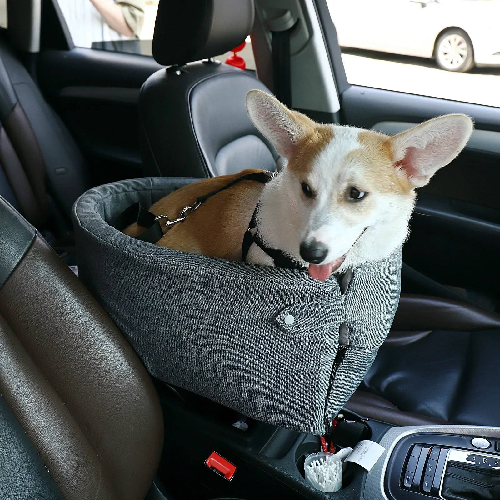 Car Cat Dog Bed Portable Travel Sofa Car Central Control Safety Pet Seat Transport Dog Carrier Protector For Chihuahua Teddy Pet