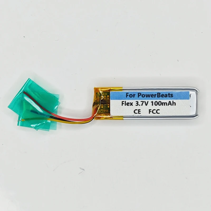Original Replaces 100mAh A2295 Battery for Beats Powerbeats Flex Bluetooth Headsfree Headphone Batterie Accumulator AKKU