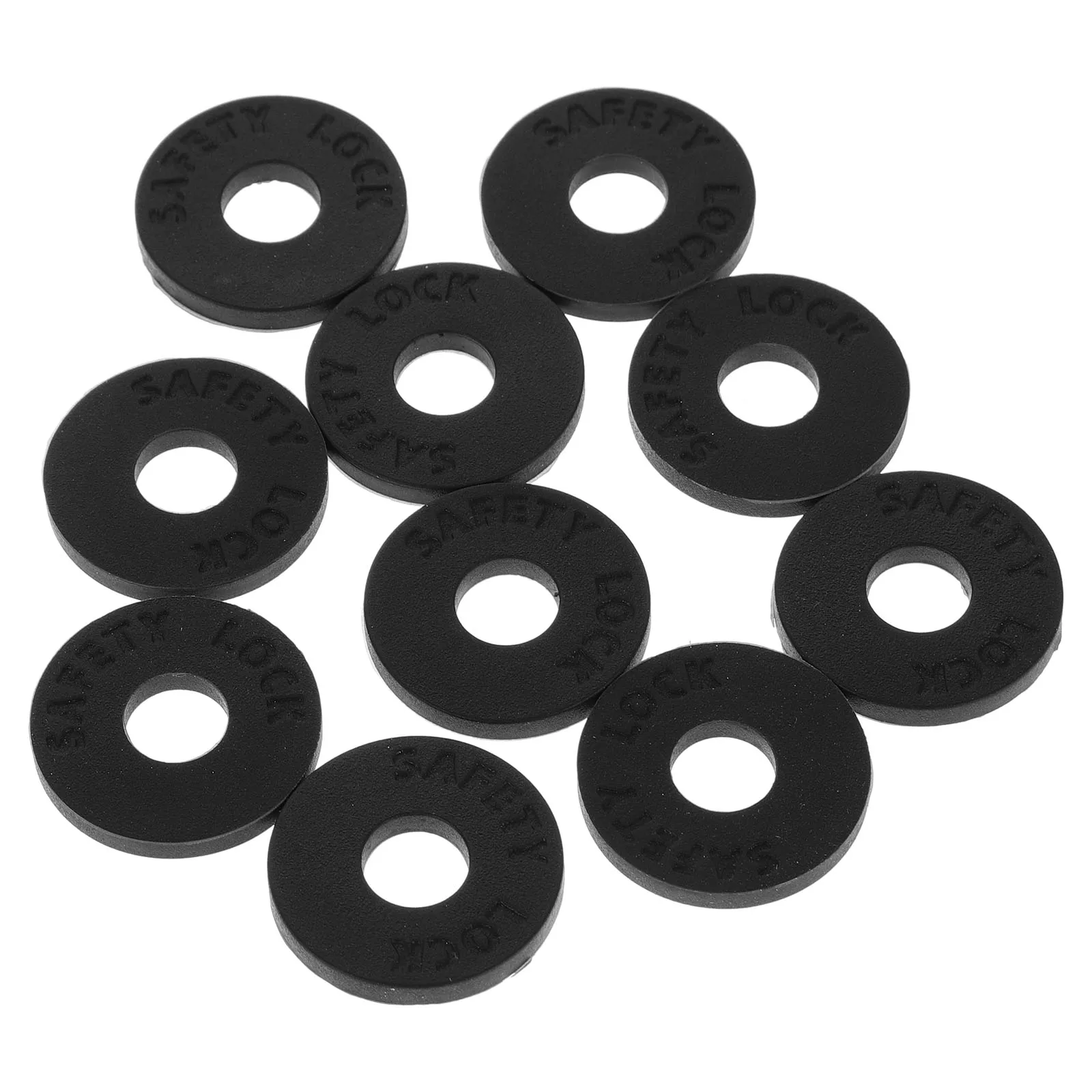

10pcs Anti-slip Gasket Guitar Belt Buckle Bass Strap Locks Silicone Pads for Acoustic Button Non-slip guitar part accessories