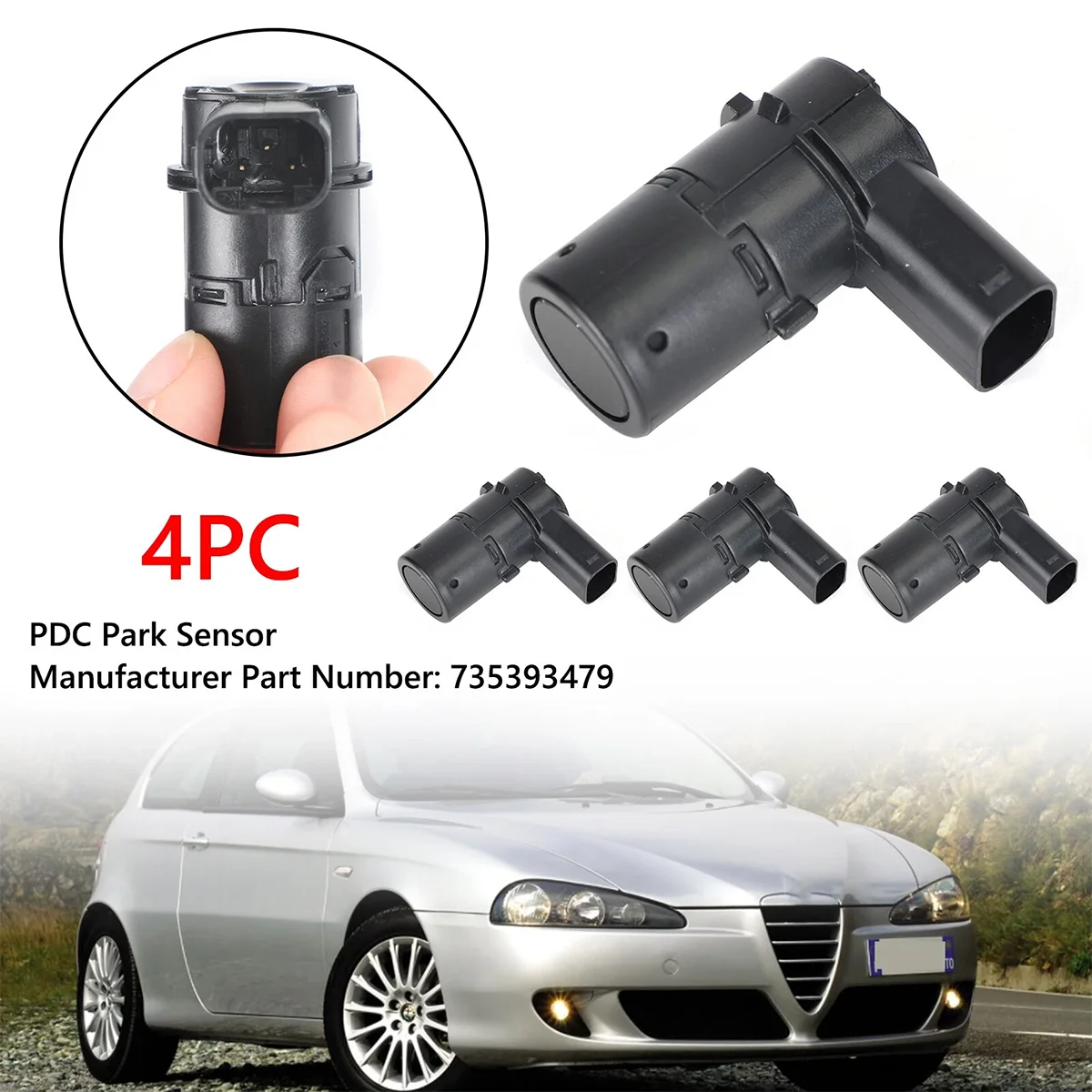 

Новый резервный датчик парковки PDC для Alfa Romeo 147 156 159 166 GT Brear Spider 735393479 735429755 46802909