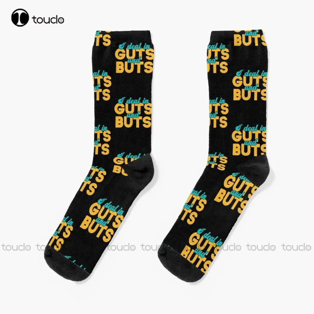 

I Deal In Butts And Guts. Gi Gastroenterology Endoscopy Gastro Nurse Squad Gastroenterology Doctor Socks Custom Gift New Popular