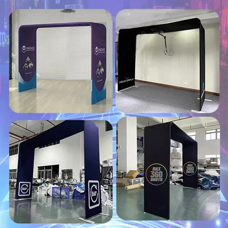 360 Photo Booth Selfie Automatic Overhead Spinner Video Photo Booth Automatic Photo Overhead For Various Social Activities