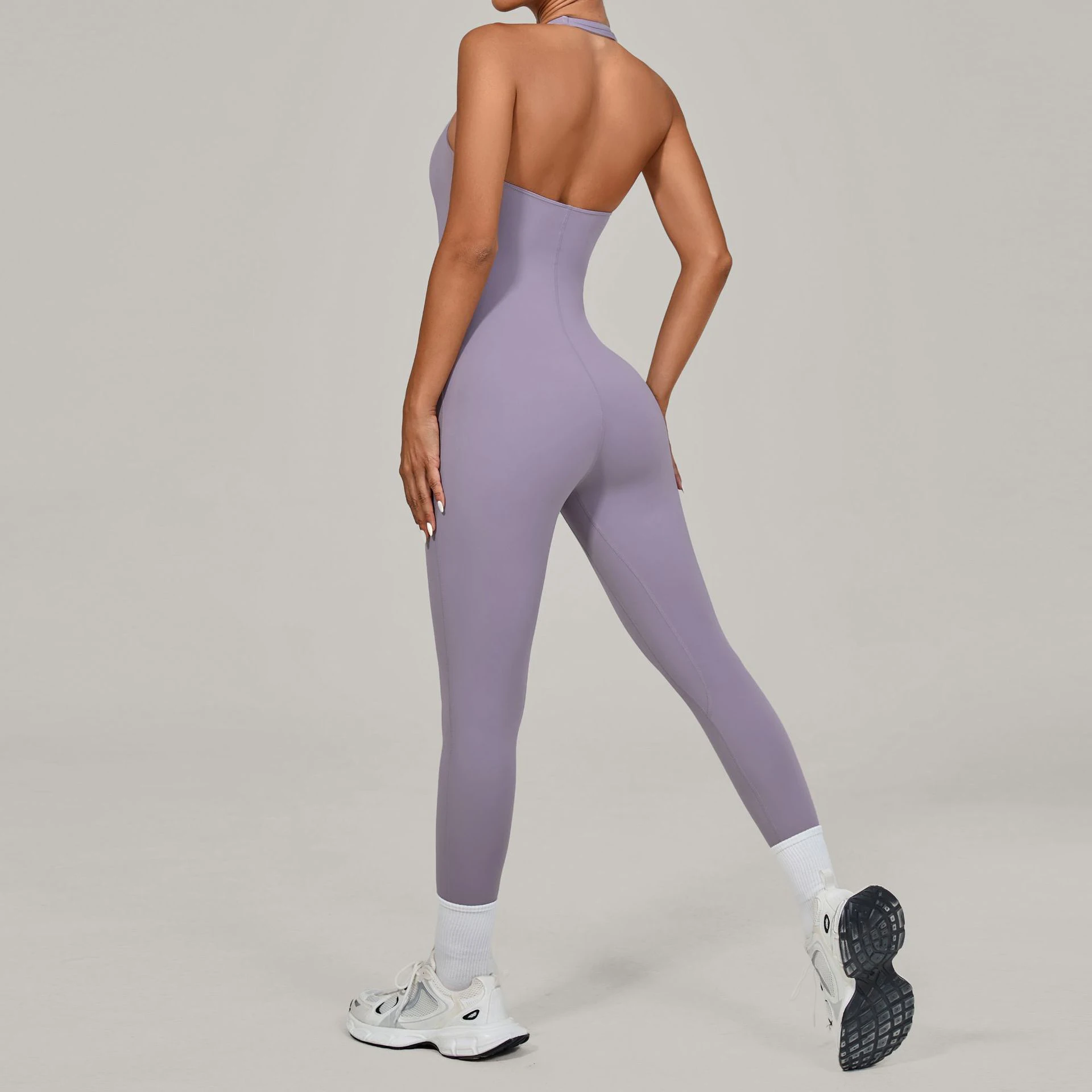 

Women Sportswear Yoga Jumpsuit Yoga Set Hanging Neck Backless Sport Jumpsuits Gym Clothes Sleeveless Sport Outfit Woman Bodysuit