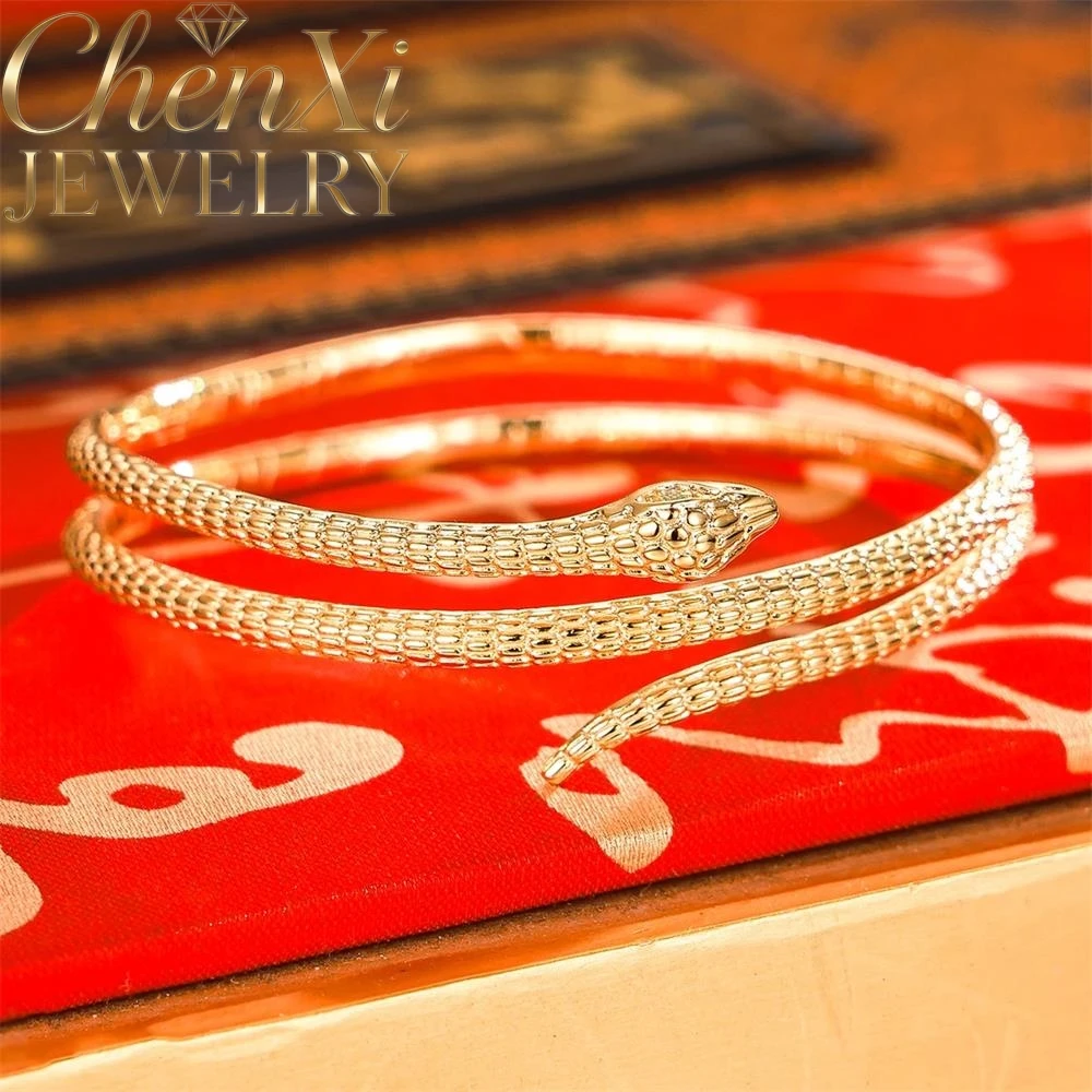 

High-end Sand Gold Silver Snake Bracelet Luxury Quality Fashion Fine Jewelry Exquisite Elegant Charms Best Popular Young Gift