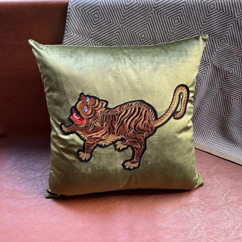Retro Tiger Pillow … - image