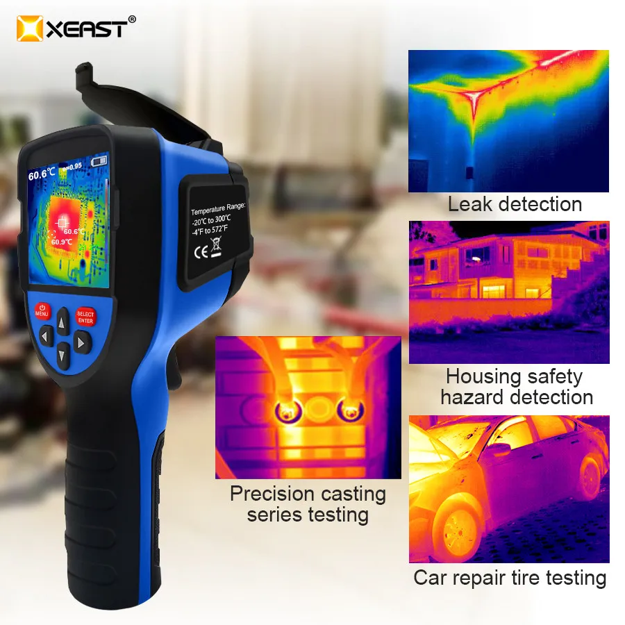 XEAST Handheld Thermal Imager HOT XE-31 Super Professional Ultra-precise Fault Detection 3.5-Inch High-Definition Color Screen