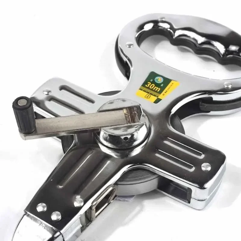 

Thickening Open Reel Steel Tape Measure with shelf for Woodworking Construction, Portable, 30M 50M 100M, ABS Measuring tool