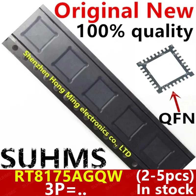 

(2-5piece) 100% New RT8175AGQW RT8175A RT8175 3P=1M 3P=2A =2C 3P= QFN-32