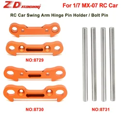 Metalowy wahacz przedniego tylnego zawieszenia Uchwyt sworznia zawiasu Sworzeń śruby do samochodu ZD Racing MX-07 1/7 RC Oryginalne części 8729 8730 8731