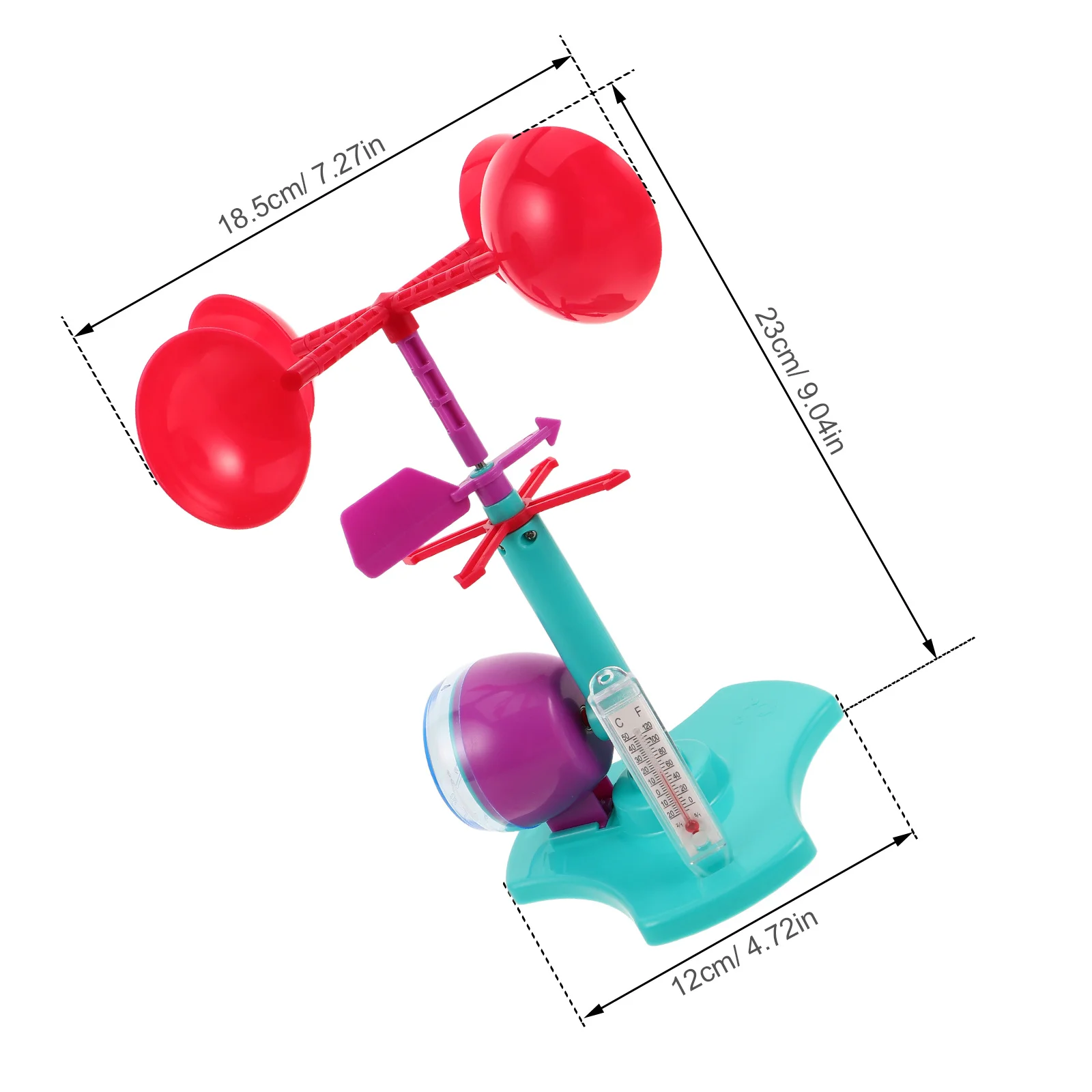 Kit de palettes éducatif pour enfants, apprentissage de la physique, indicateur de Direction du vent, anémomètre, Instruments météorologiques en plein air, Science