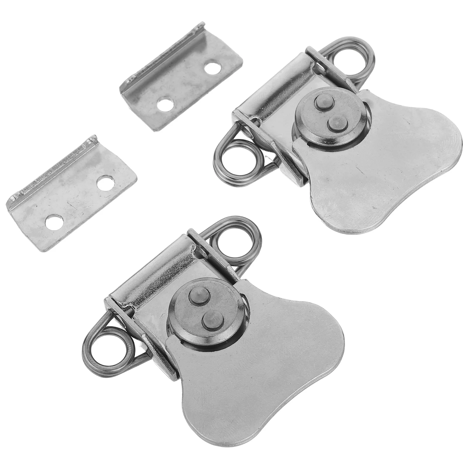 

2Pcs Stainless Steel Spring Loaded Butterfly Latch Toggle Clamp Padlockable Toolbox Chest Box Closure Hardware