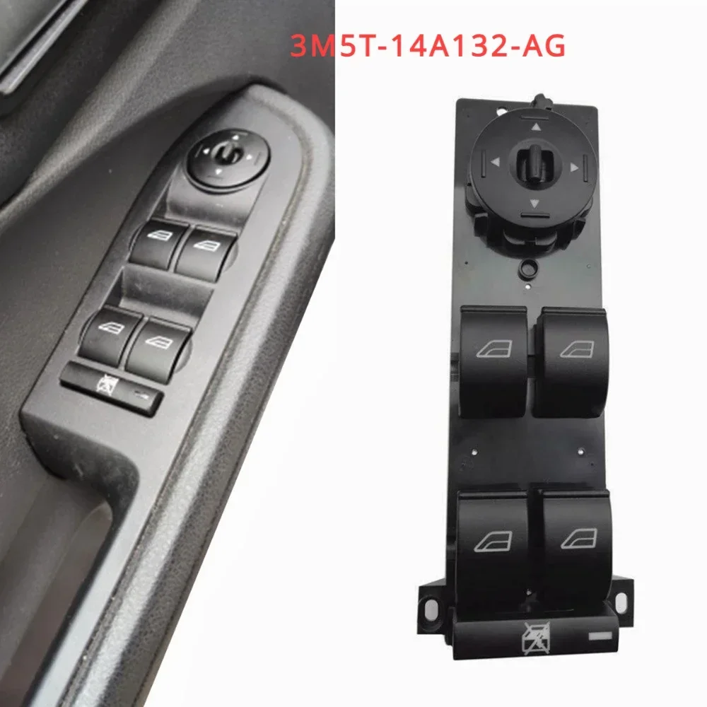 Power Master Electric Window Switch Button Control 3M5T-14A132-AG for Ford Focus MK2 C-Max Accessories