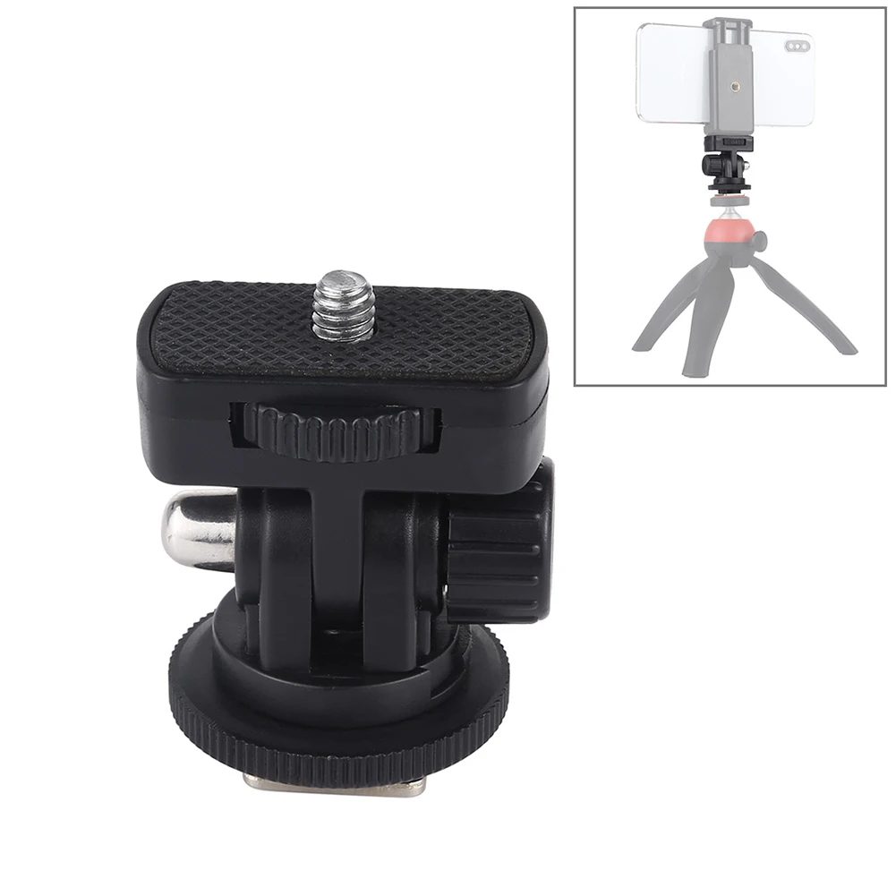 Adjustable Angle Pole 14 Inch Screw Hot Shoe Mount Adapter for DSLR Camera Enhance Your Lighting and Monitoring