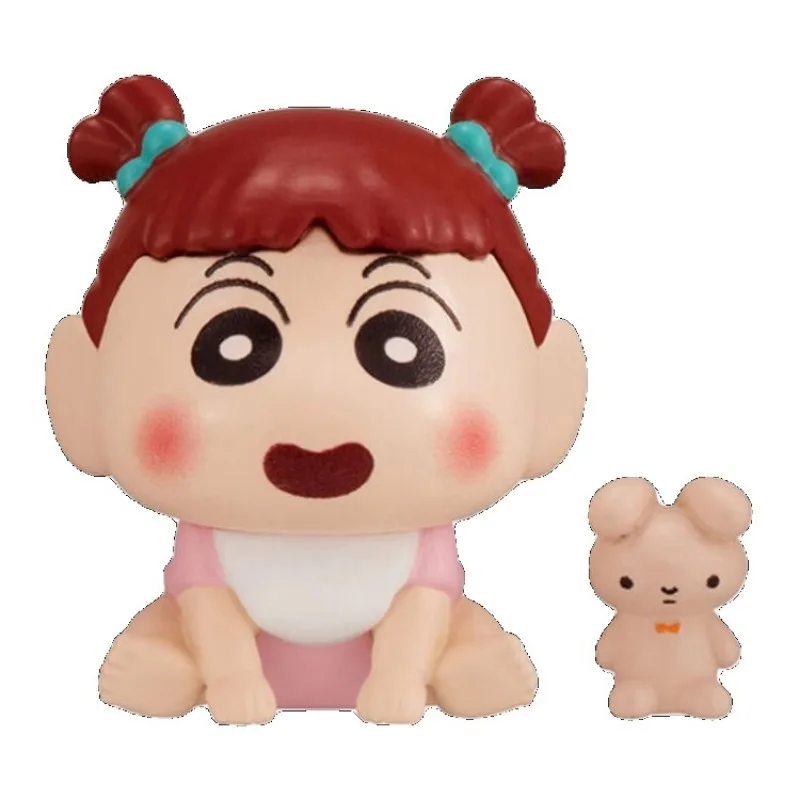 Bandai Original Gashapon Kawaii niedlichen Anime Wachs mal stift Shin Chan warten Baby Styling Figur Gachapon Kapsel Spielzeug Modelle Geschenk