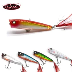 TAKEDO Stock Popper LB65 65mm 7g Top Water Peche Leurre Soap 3D Eyes Casting Popper Lures