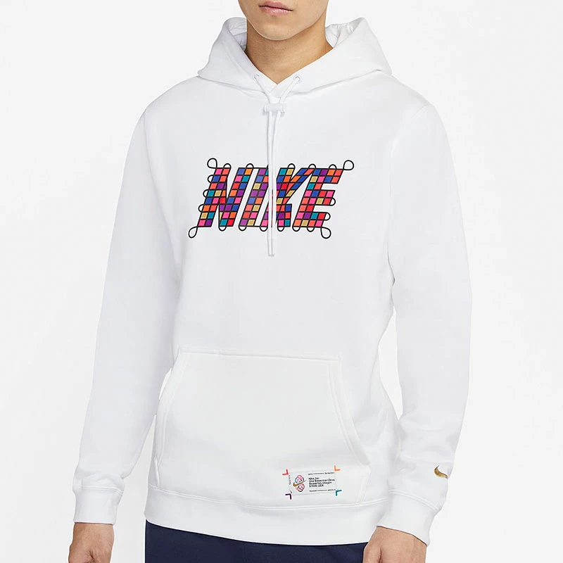 Nike Authentic 2025 Winter Men's Hooded Printed Sweatshirt DH1382-100