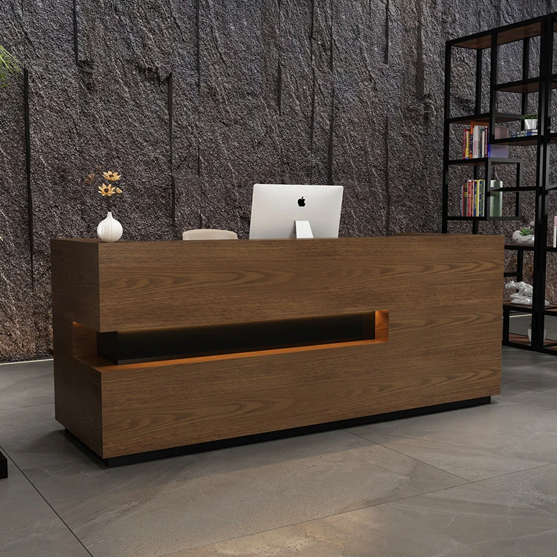 Commercial Standing Desk Executive Nail Luxury Hotel Reception Desk Modern Premium Rezeption Desk Beauty Office Furniture