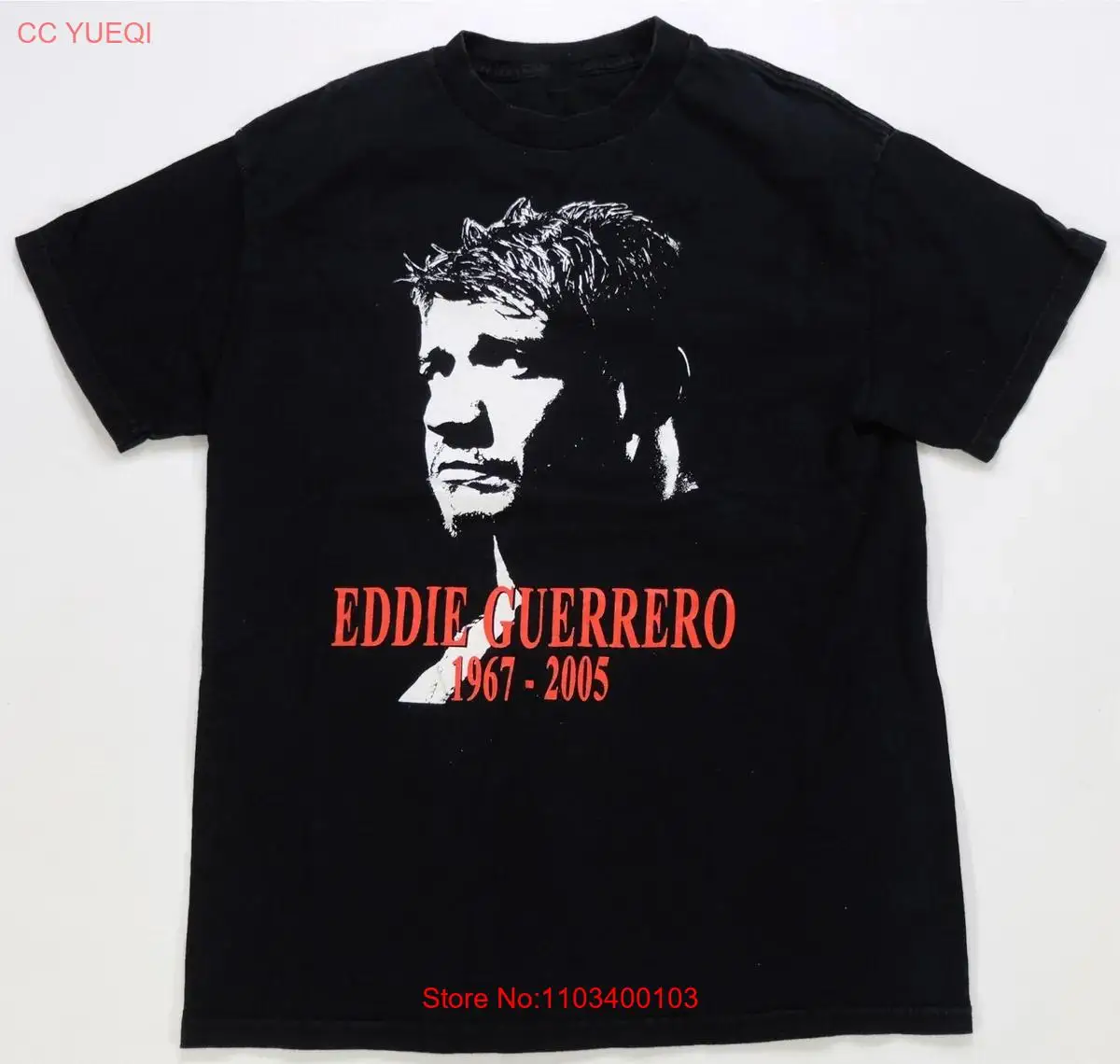 Camisa de Eddie Guerrero Viva La Raza, camisa clásica de color negro, Unisex, S-5XL, LI1020, 1967-2005