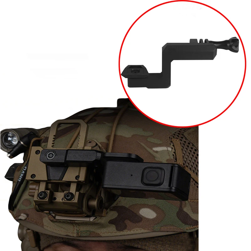 1PCS For GoPro/DJI Action Camera Conversion Mounting Bracket Tactical Helmet Adapter Compatible w G19/G24/G30/G34/G69 Dump Truck