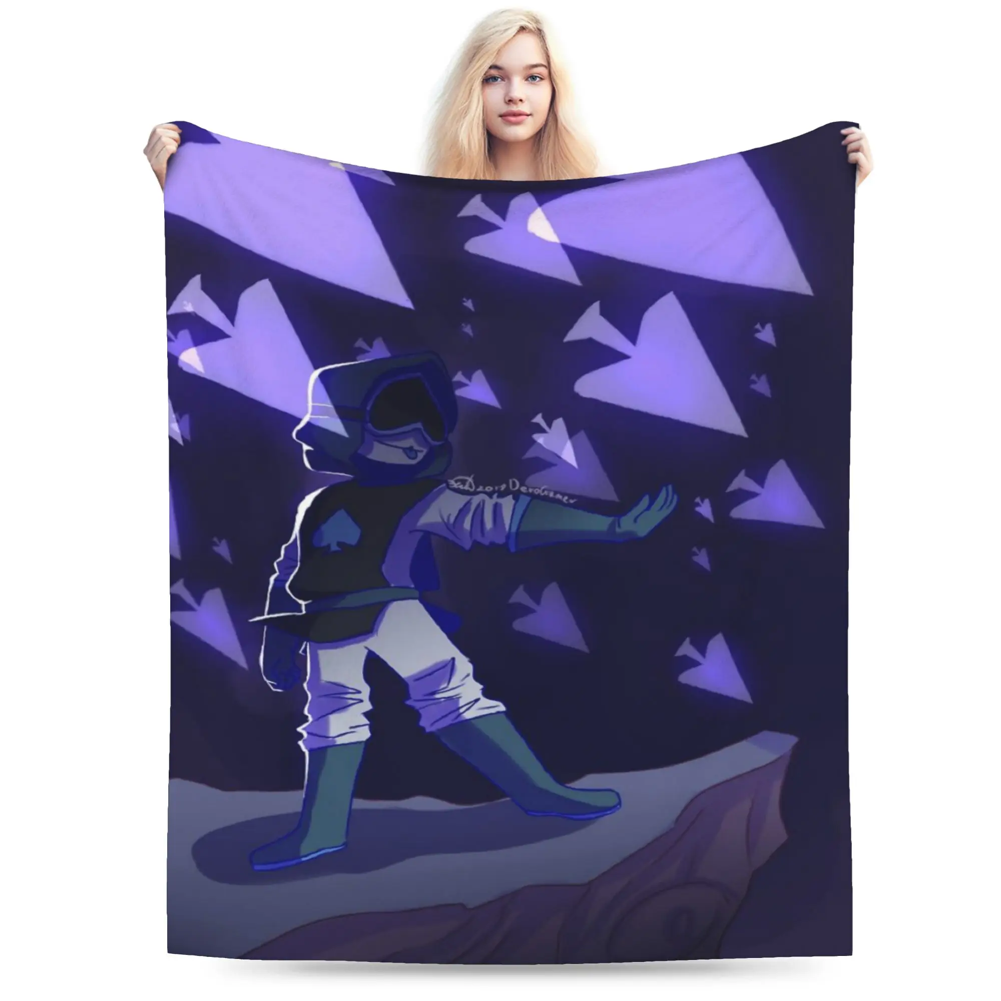 New Arrival  Lancer Face  Blankets Ultra-Soft Velvet  Relax Throw Blanket Machine Washable