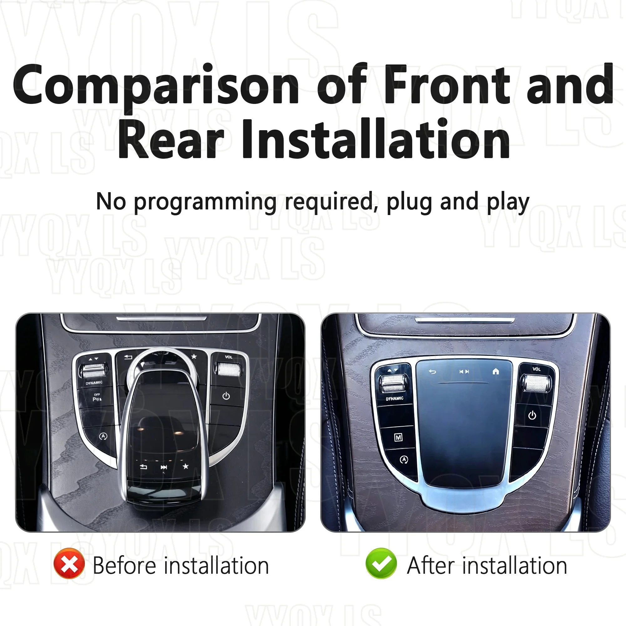 Car Mouse Control Button Auto Joystick For Mercedes Benz E Class C Class GLC Mouse Interior Car Center Control Touchpad