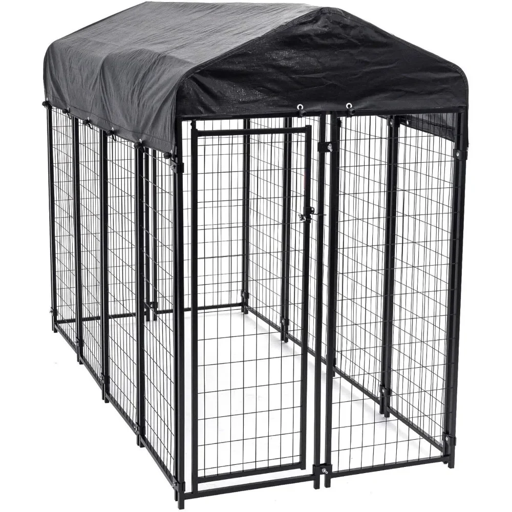 Large Welded Wire Kennel Heavy Duty Pet Dog Cage