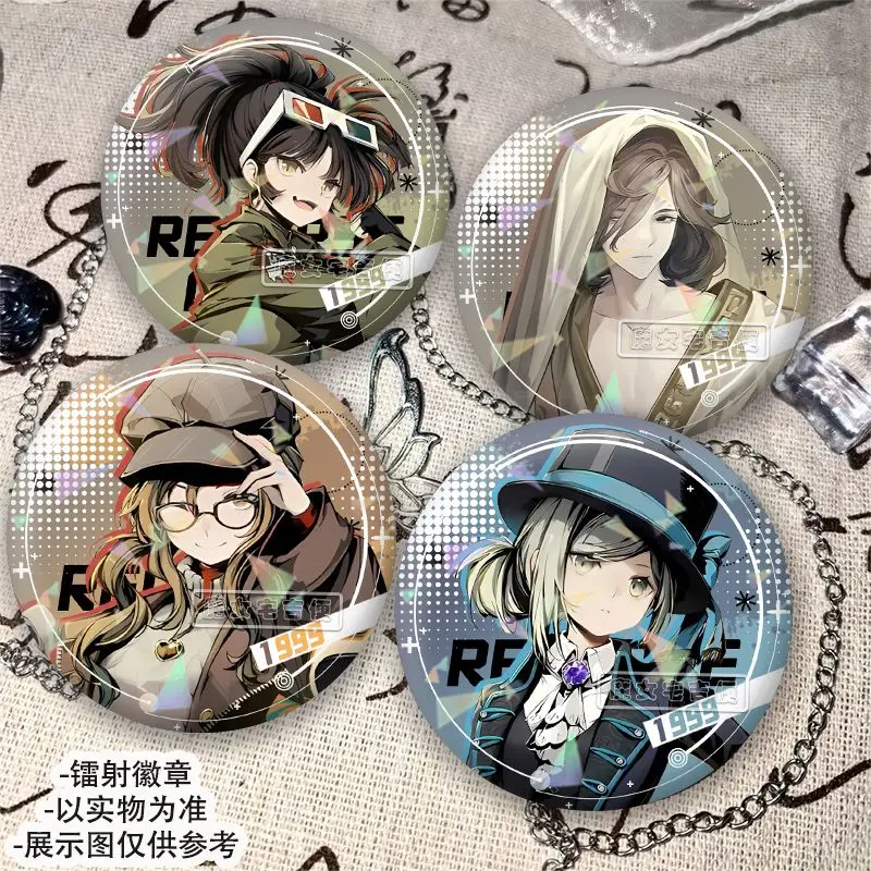 Anime Reverse: 1999 Vertin Melania An-an Lee Clothing BagLapel Souvenir Soft Button Decorative Hat 58mm Badge Collection Gift