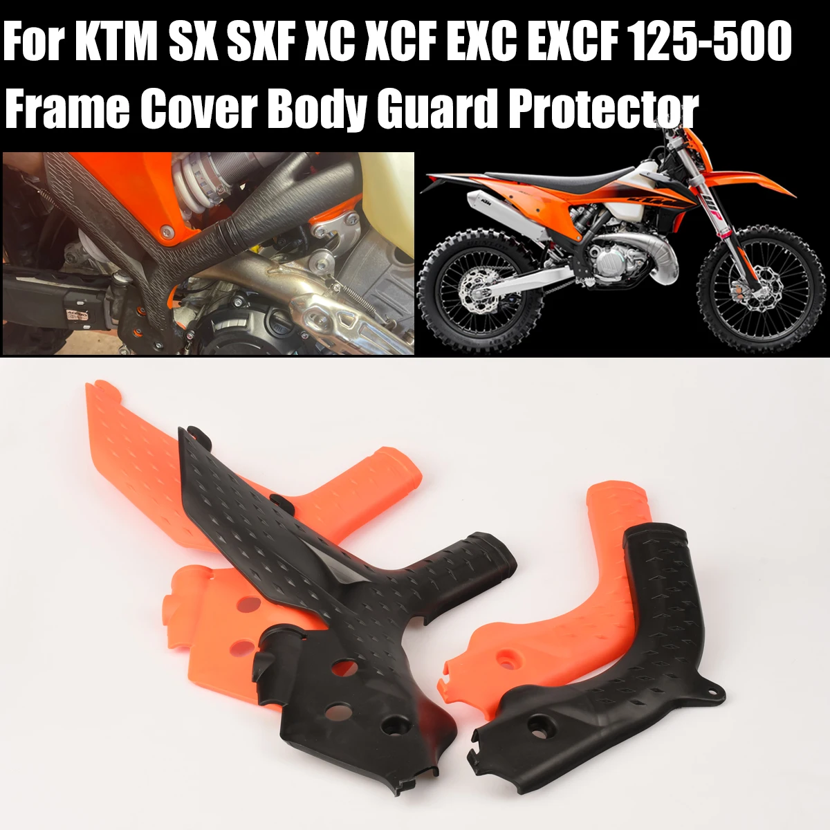 

Motorcycles Frame Cover Body Guard Protector For KTM SX SXF XC XCF EXC EXCF 150-500 2019 2020 2021 2022 2023 Motorcycle Parts