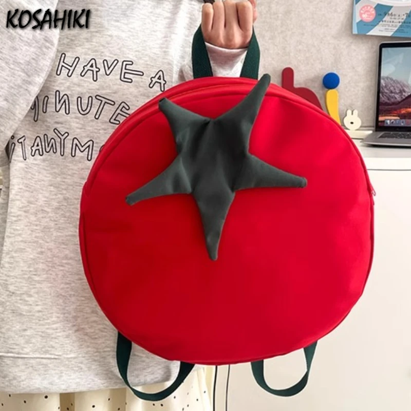 

Personality Patchwork Star Backpacks Women Trendy College Students Backpack Y2k Aesthetic Harajuku Grunge Schoolbags Streetwear