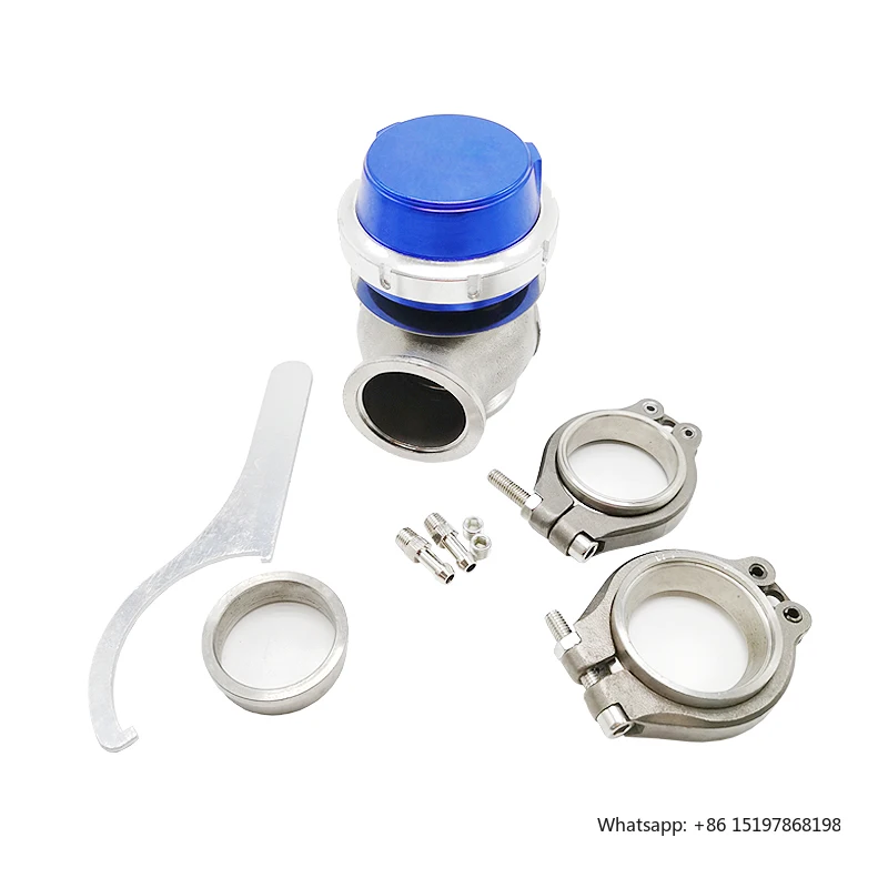 

Universal Wastegate 40mm External Wastegate for All Vehicle Adjustable Pressure with Clamp