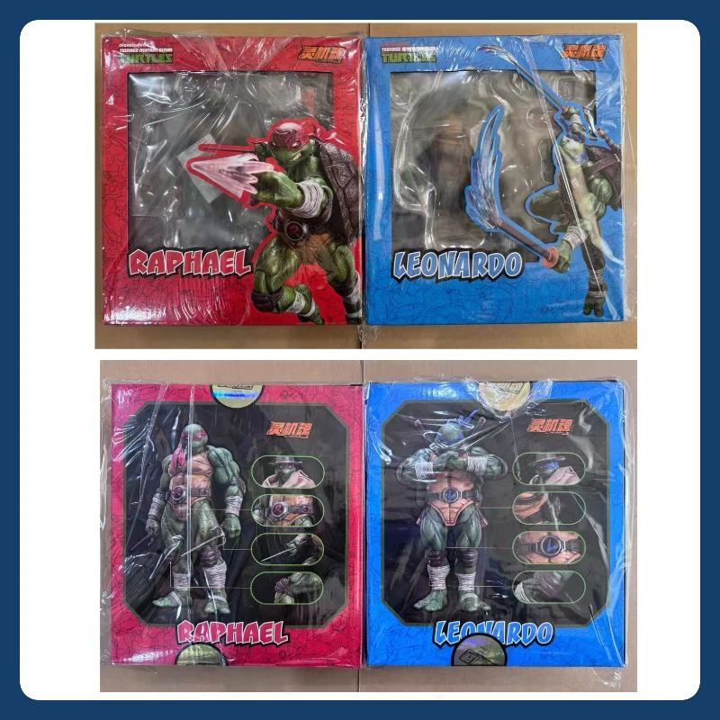 

Оригинальная серия Ling Ji Hun TMNT Рафаэль Майки Леонардо Донателло, модель персонажа, игрушка, подарочная коллекция, аниме-фигурка, модель игрушки