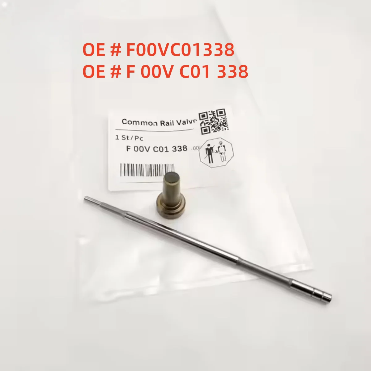 

High quality 4PCS F00VC01338 F 00V C01 338 Diesel Fuel Injector Control Valve Set For 0 445 110 247 248 273 Injector