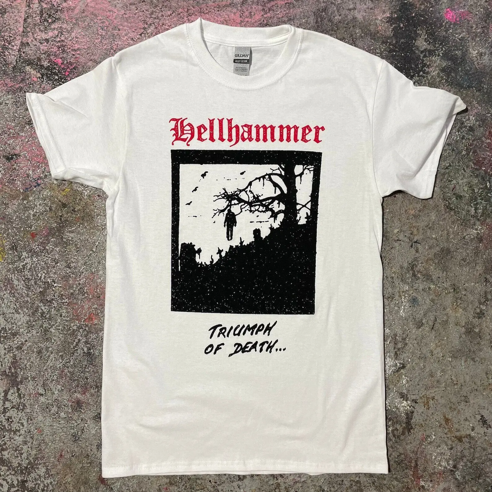 Hellhammer Shirt S-2X Unisex (Screen Printed)