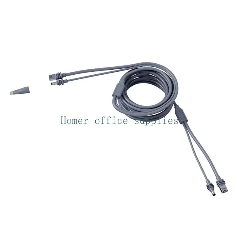 K43B Integrated Networking And Electricity Cable USB C Charging + RJ45 Ethernet Cord 16Ft For Industrial Applications
