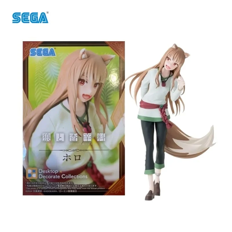 Spot SEGA Wolf and Spice Hero Countryside Desktop Mobile Handheld Ornament Model Toy Gift Movie Anime Collection Multiverse