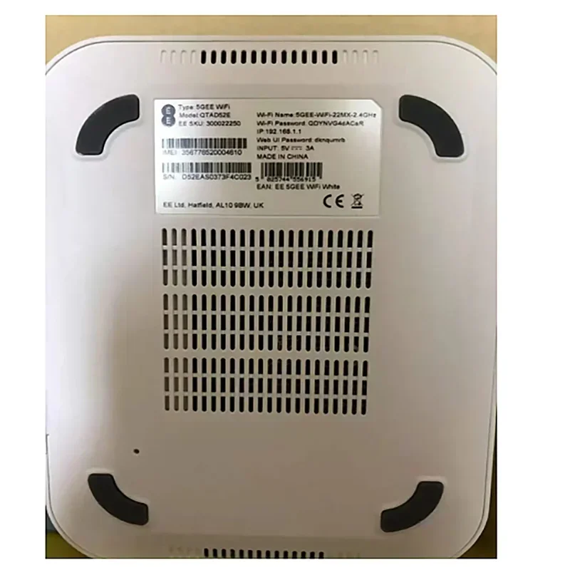 Roteador Doméstico WiFi com Porta Lan, CPE Sem Fio, 5GEE, Bateria 6460mAh, NR n1 n3 n7 n28 n78, Wifi6 802.11AX/AU, Novo