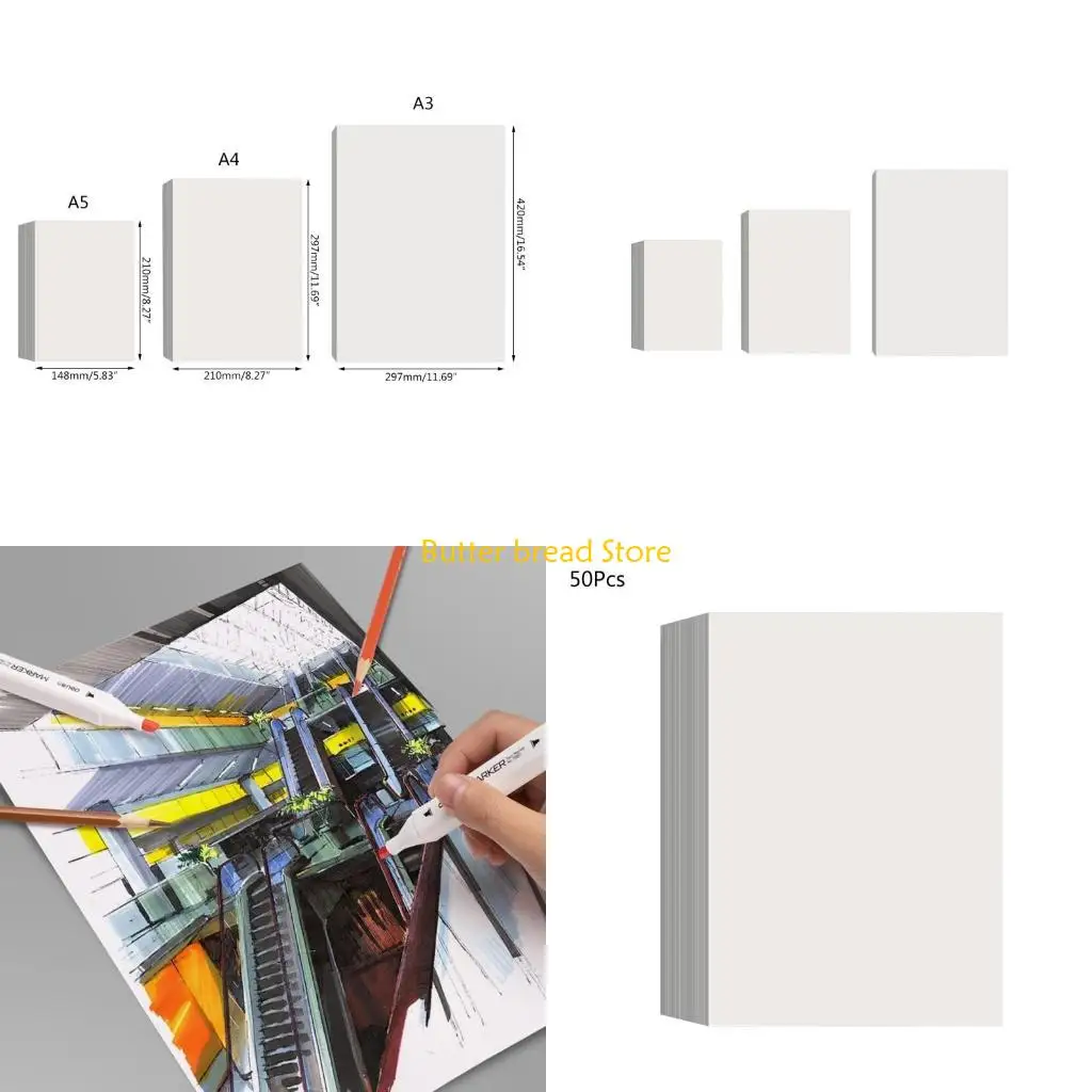 

W89C Painting Thick Paper Watercolor Notebook for Drawing Creative-Practice Drawing Art School Supplies