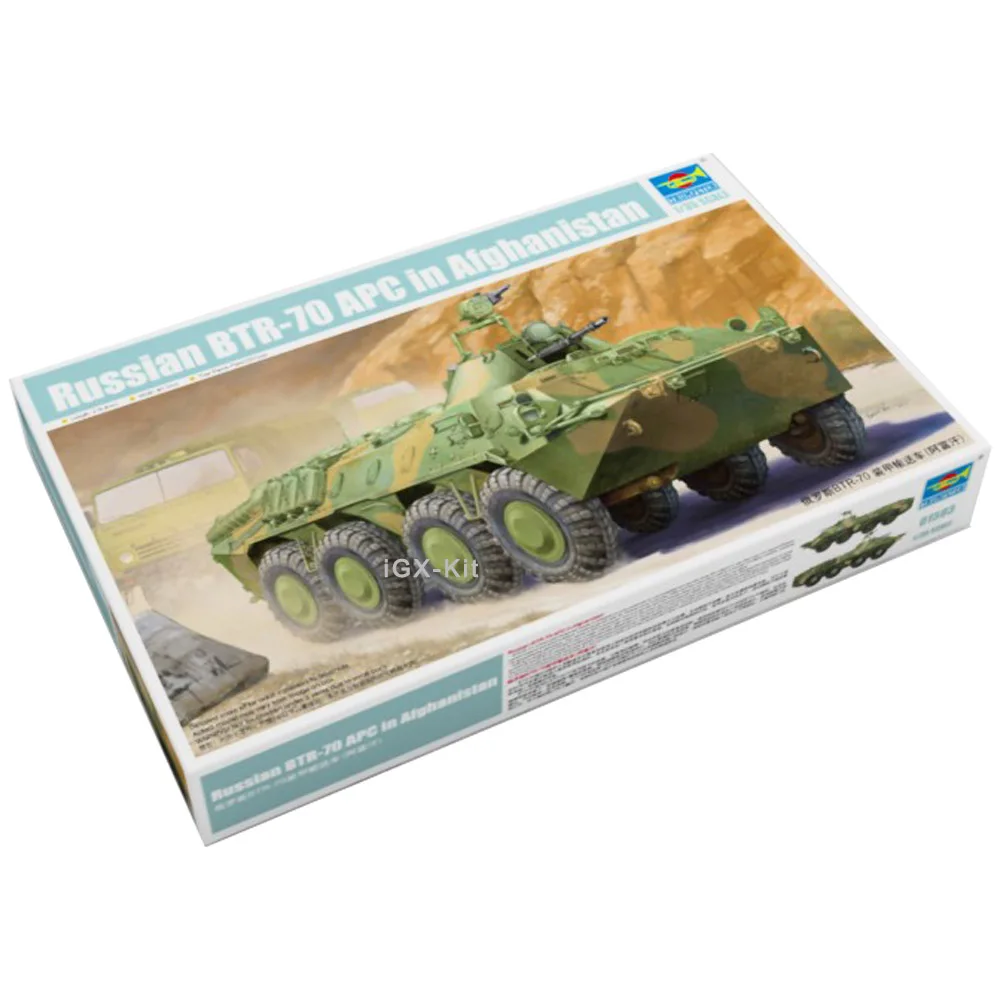 

Trumpeter 01593 1/35 Russian BTR-70 Armored Personnel Carrier in Afghanistan Military Plastic Assembly Model Toy Building Kit