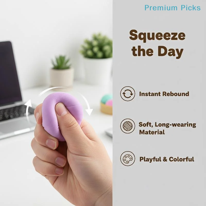 portableSlow Rising Steamed Bun Fidget Squeeze Toys 4 Pcs Colorful Soft Stress Relief Toys for Kids Travel Play Time Use